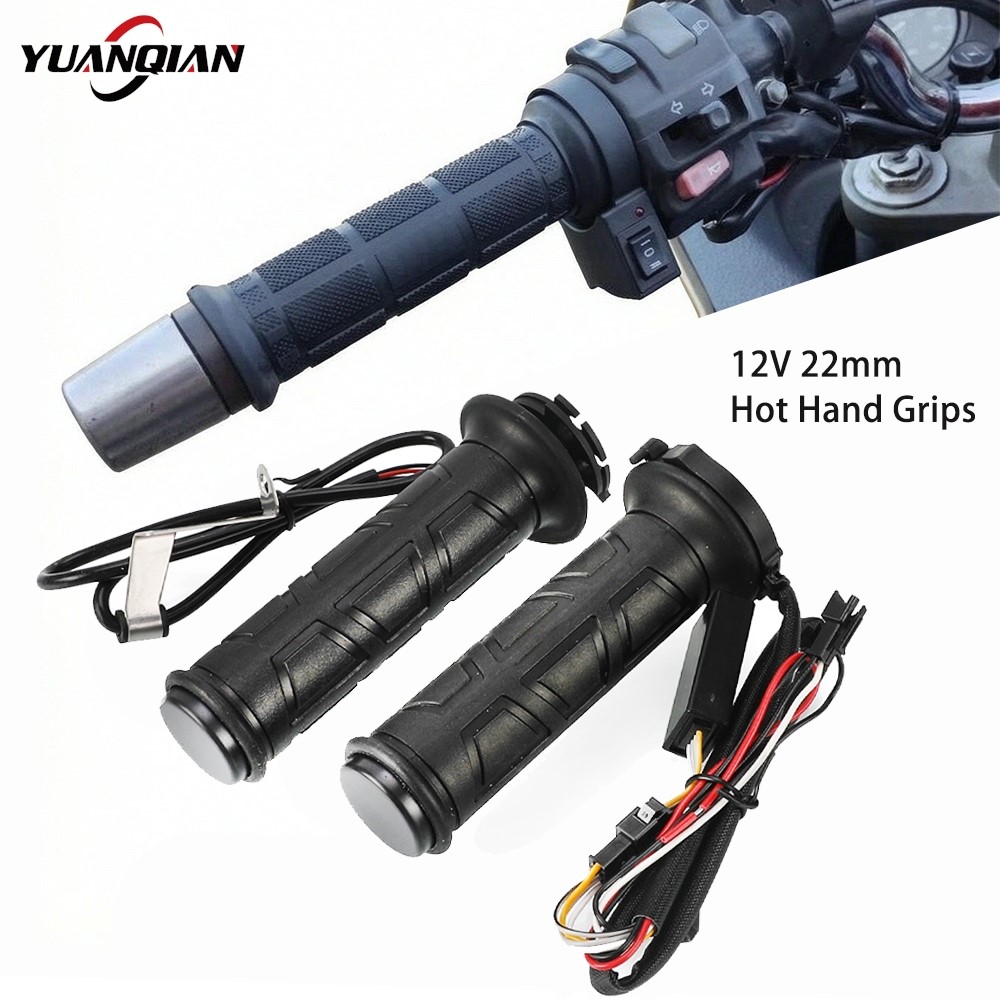 Handlebar Grip Heated - Podgrzewane manetki 12V 22mm do Loncin