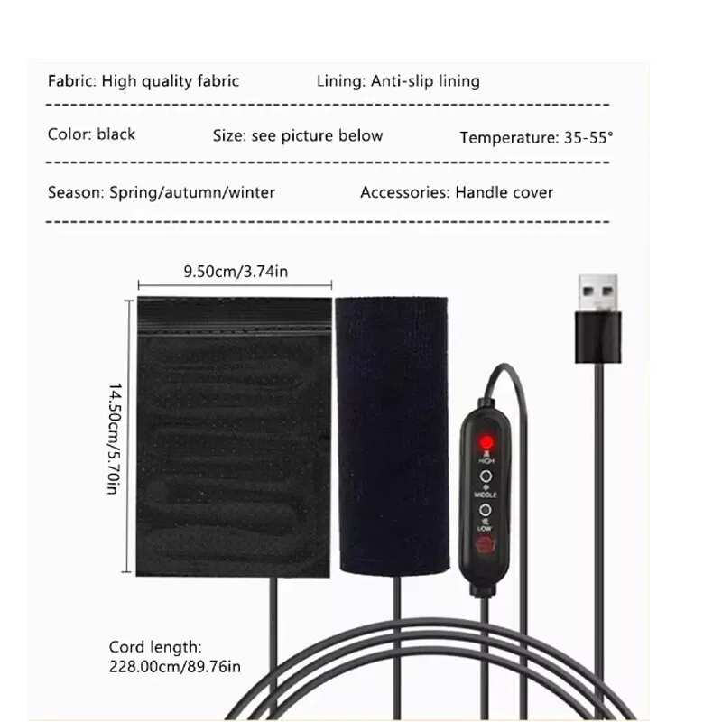 Podgrzewane manetki motocyklow – Handlebar Grip Heated recenzja i cena
